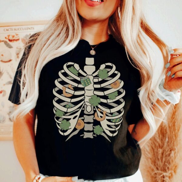 St. Patricks Day Rib Cage T-Shirt